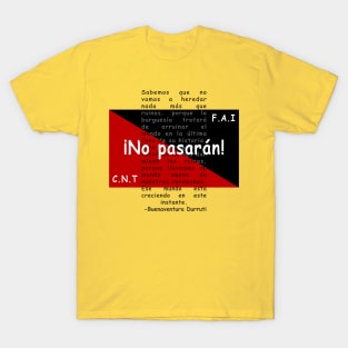 ¡No pasarán! T-Shirt